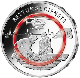 10-Euro-Münze 2026 "RETTUNGSDIENSTE" Stempelglanz
