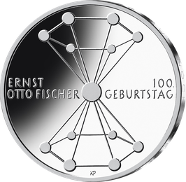 20-Euro-Silbermünze 2019 "100. Ge­burts­tag Ernst Ot­to Fi­scher" Spiegelglanz