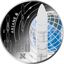 5-Euro-Münze 2026 "ARIANE 6" Spiegelglanz