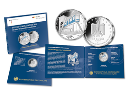 35-Euro-Silbermünze 2026 "125 JAHRE WUPPERTALER SCHWEBEBAHN" Spiegelglanz