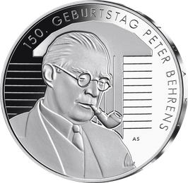 20-Euro-Silbermünze 2018 "150. Ge­burts­tag Pe­ter Beh­rens" Stempelglanz