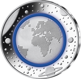 5-Euro-Münze "Planet Erde" Stempelglanz