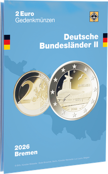 Münzkarte 2€-Münze 2026 "Bremen"