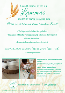 Soundhealing Lammas - Jahreskreisfest