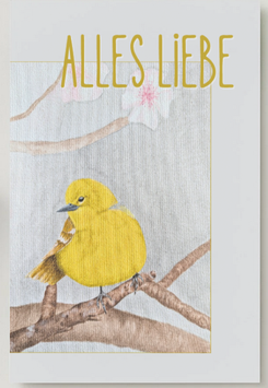 Postkarte »Alles Liebe«