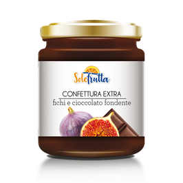 Confettura extra di fichi e cioccolato fondente (figs and dark chocolate) 220g