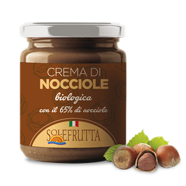 Crema di nocciole BIO (hazelnut organic spread) 200mg (65%di nocciole)