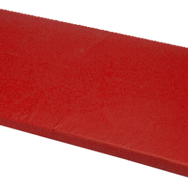 Turnmatte mit Koffergriffen rot