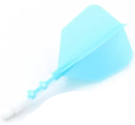 Rost T19 dart Flight, standard shape , white/blue