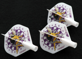 Dart Flights, Standard, White Angel