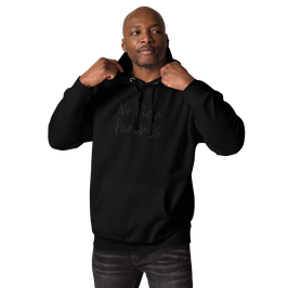 No Rich Parents Hoodie black