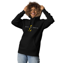 First you Learn Hoodie black