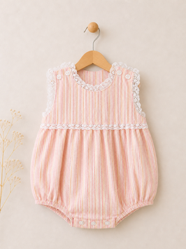Babidu Baby Romper mit Streifenmuster Nr.RMS26/02