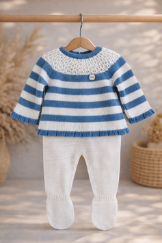 Felicia Preemie-Set mit Streifenmuster –2-teilig Nr.863