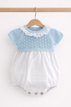 VISI Babyromper mit Rüschenkragen Nr.RSM26/08
