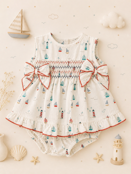 Babidu 2 teil. Outfit mit Schleifen Nr.OMS26/03