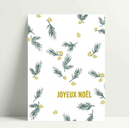 Bonjour Little cart de Noël Pine
