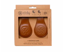 CLOBY clips / brown