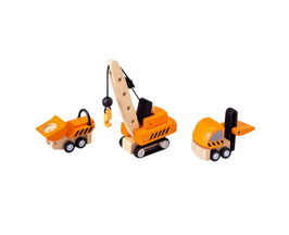 PLAN TOYS véhicules de construction  3+