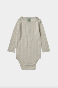 FUB gilet RIB / ecru