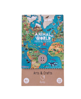 LONDJI animal world poster & stickers +4 ans