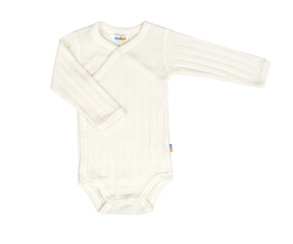 JOHA body croisé laine et soie / off white