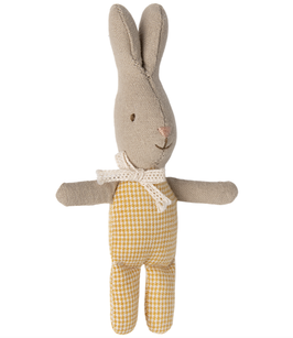 Maileg lapin my / jaune à carreaux
