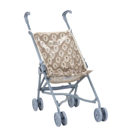Minikane poussette canne / alma châssis bleu