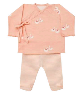 MORE THAN BABIES set 2 pièces / swan