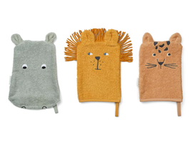 LIEWOOD SYLVESTER gants de toilette / safari mix