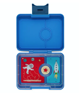 YUMBOX snack 3 sections / true blue rocket