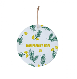 Bonjour Little médaillon de Noël Pine