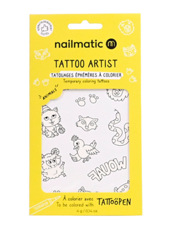 NAILMATIC tatouages à colorier / animals