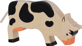 HOLZTIGER vache broutant noire