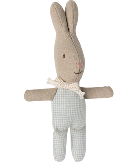 Maileg lapin my / bleu clair à carreaux