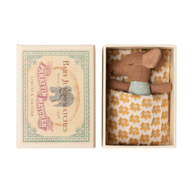 Maileg sleepy wakey baby / blue