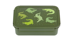 A LITTLE LOVELY COMPANY bento lunch box / croco