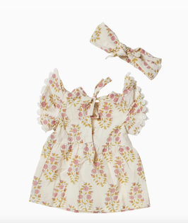 Bonheur du Jour robe Amicia pour poupées Primrose Rosée