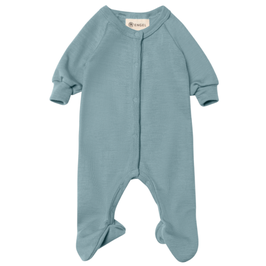 ENGEL NATUR pyjama en laine / bergblau
