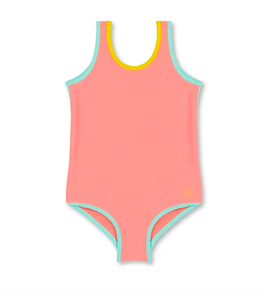 BAÏNES pam maillot anti UV / peach