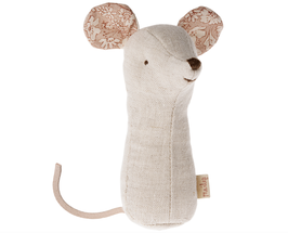 MAILEG Lullaby friends, Hochet souris - nature