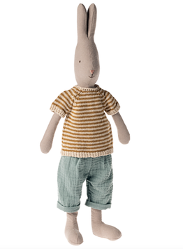 Maileg Lapin taille 3, Classique - Tricot and pantacourt