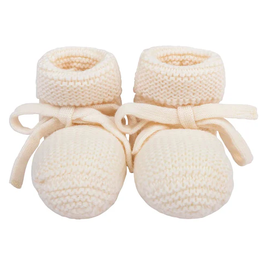 BONJOUR LITTLE chaussons merinos / milk