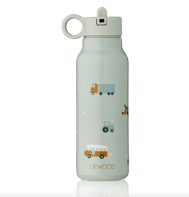 LIEWOOD gourde 350ml falk / vehicles dove blue