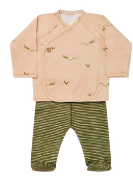 MORE THAN BABIES set 2 pièces / grasshopper