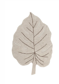 LORENA CANALS tapis lavable / monstera natural