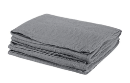 LINGE PARTICULIER drap de bain 60x100 / gris bleu