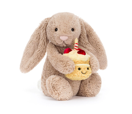 Jellycat bashful bunny beige birthday