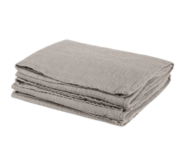 LINGE PARTICULIER drap de bain 60x100 / gris nuage