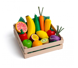 ERZI caissette XL fruits et légumes +3 ans
